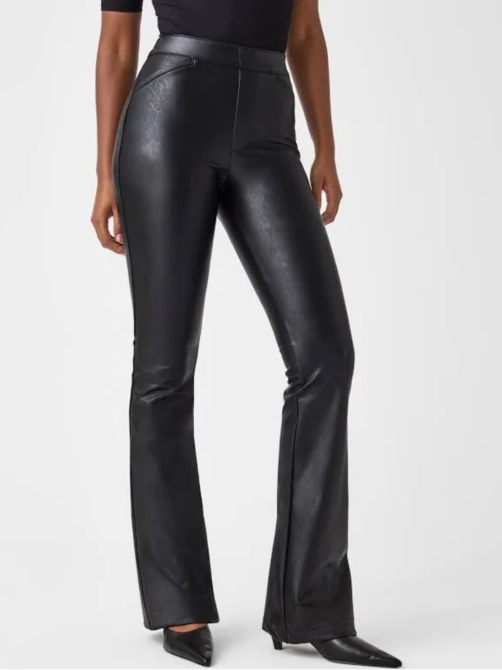 Spanx Women’s Leather Pants-Large Long